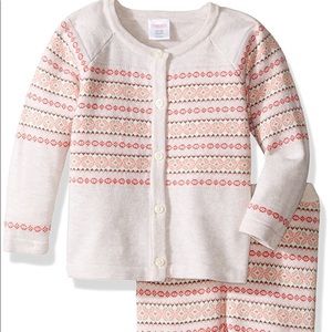 Gymboree Fair Isle Sweater Set Ivory Red